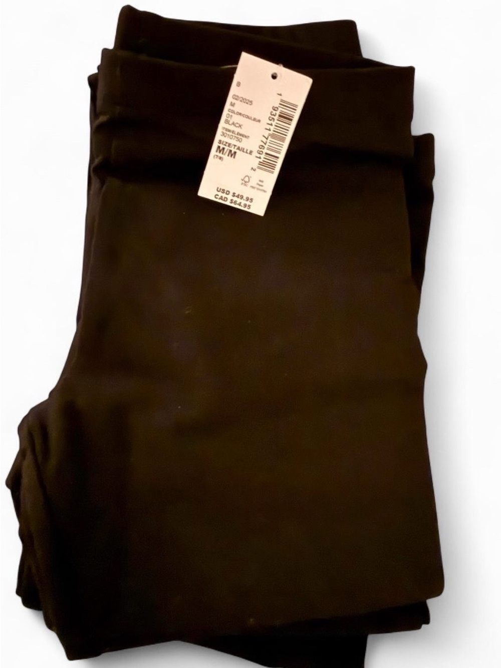 Girls’ Black Stretch Pants